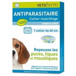Vetoform Antiparasitaire Collier Insectifuge Chien et Chiot