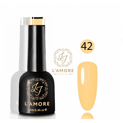 Гель лак для ногтей Luxury L’AMORE FASHION 12мл тон 42
