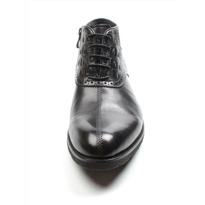 01-H9003-B86-SW3 BLACK Ботинки демисезонные мужские (натуральная кожа)