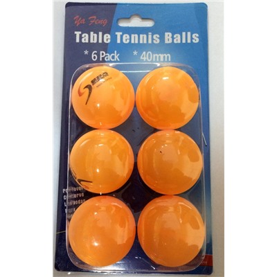 В306 Теннисные шарики (6шт)