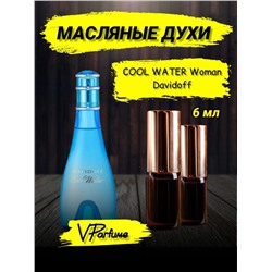 Davidoff cool water woman масляные духи (6 мл)