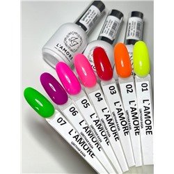 Цветная база для ногтей L’AMORE Fashion Color Base 12мл Тон 01