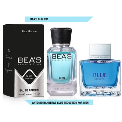 Парфюм Beas 50 ml M 201 Antonio Banderas Blue Seduction Men