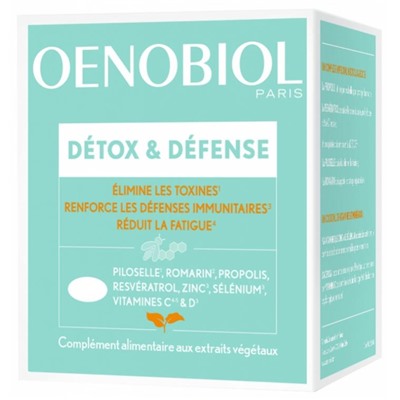 Oenobiol D?tox and D?fense 60 Comprim?s