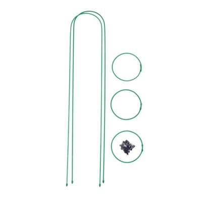 Шпалера, 170 × 30 × 1 см, металл, зелёная, «Ракета Клевер»