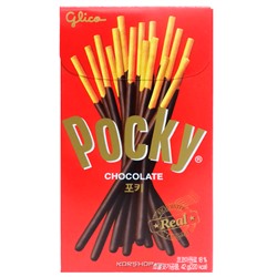 Классические палочки в шоколаде Pocky Glico, Корея, 46 г. Срок до 14.10.2023.Распродажа