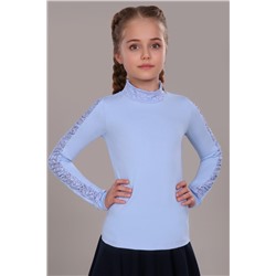 Блузка для девочки Каролина New арт. 13118N Светло-голубой