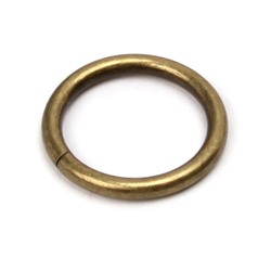Комплект колец для металлического карниза, золото антик, №100, диаметр 25 мм (df-100942)