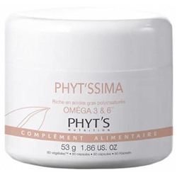 Phyt s Phyt ssima Om?ga 3 and 6 80 Capsules V?g?tales