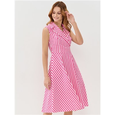 Платье женское 7231-30064; Страйп розовый