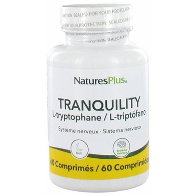Natures Plus Tranquility L-Tryptophane 60 Comprim?s