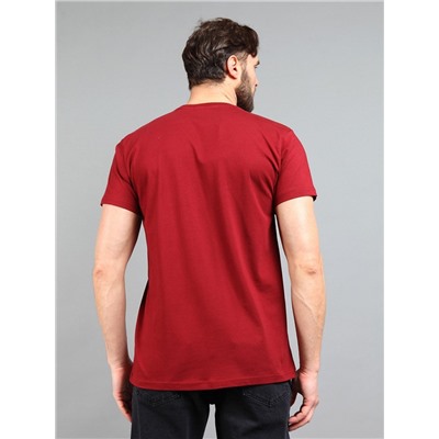футболка мужская темно-бордовый