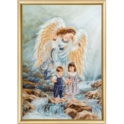 КС-038/1 для изготовления картины со стразами "Ангел и дети"