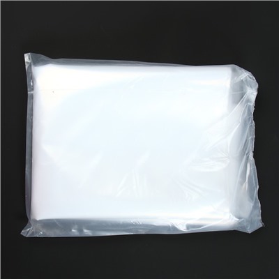 Плёнка полиэтиленовая, толщина 200 мкм, прозрачная, 5 × 3 м, рукав (1.5 м × 2), Эконом 50%