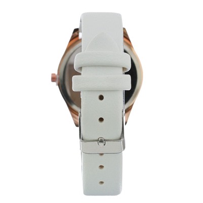 Часы наручные кварцевые женские "Пиатерра", циферблат d-3.3 см, белые