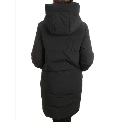 21-972 BLACK Пальто зимнее женское AIKESDFRS