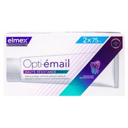 Elmex Opti-?mail Dentifrice Haute R?sistance Lot de 2 x 75 ml
