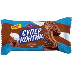Печенье-сэндвич Konti Супер Контик Шоколадный вкус 100гр 1шт