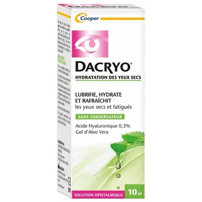 Dacryo Hydratation des Yeux Secs 10 ml