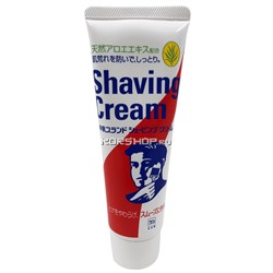 Крем для бритья для чувствительной кожи с эстрактом алоэ Cow, Япония, 80 г Акция