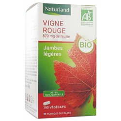 Naturland Vigne Rouge Bio 150 V?g?caps