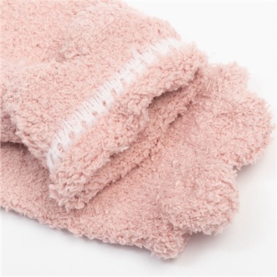 Носки женские махровые MINAKU, цвет розовый, размер 36-39 (23-25 см)