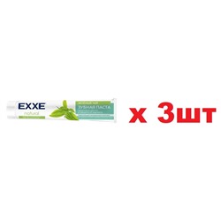 EXXE Зубная паста Natural 75мл Зеленый чай 3шт