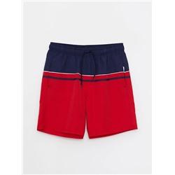Мужские шорты для плавания до колен с цветными блоками