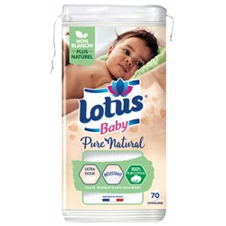 Lotus Baby Pure Natural 70 Cotons B?b?