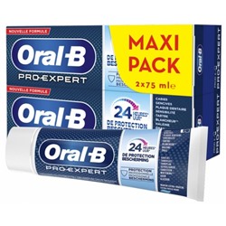 Oral-B Pro-Expert Protection Professionnelle Menthe Extra-Fra?che Lot de 2 x 75 ml