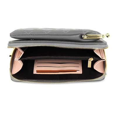 Женская сумка-кошелек В-003 Грей