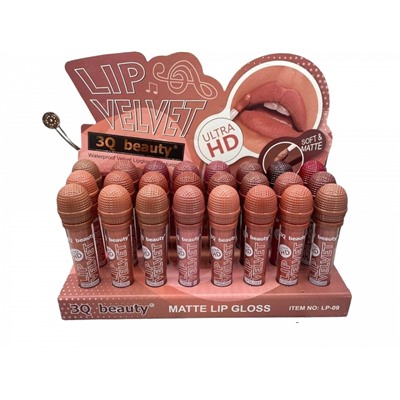 Набор Жидких матовых помад 3Q Beauty Velvet Lip Gloss (ряд 8шт)