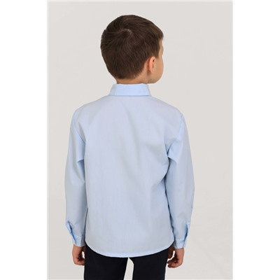 Детская рубашка для мальчика 1290 Голубой