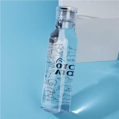 Бутылка для воды «Кото йога», 600 мл