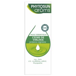 Phytosun Ar?ms Huile Essentielle C?dre de Virginie (Juniperus virginiana) 5 ml