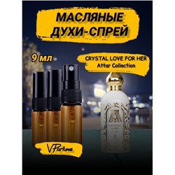 Сrystal love духи масляные attar collection (9 мл)