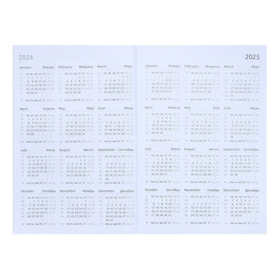 Ежедневник датированный 2024 года, А5, 176 листов, Attomex.Regent, обложка бумвинил, ляссе, блок 70 г/м2, синий