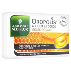M?diflor Oropolis Coeur Liquide Gel?e Royale 16 Pastilles Adoucissantes