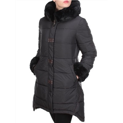 B15-888 BLACK Куртка зимняя женская KEMIRA (200 гр. холлофайбера)