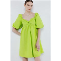 Платье жен. зеленый лимон
