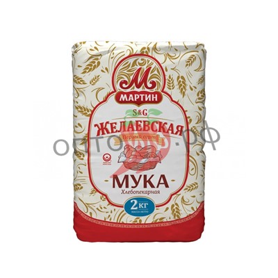 Желаево Мука  1/сорт  2 кг  (упак *6)