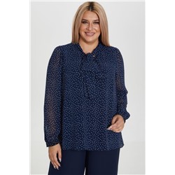 Блуза Luxury Moda 1069 темно-синий