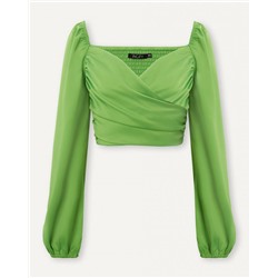 Блузка жен. ярко-зеленый