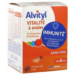 Alvityl Vitalit? 40 Comprim?s ? Avaler