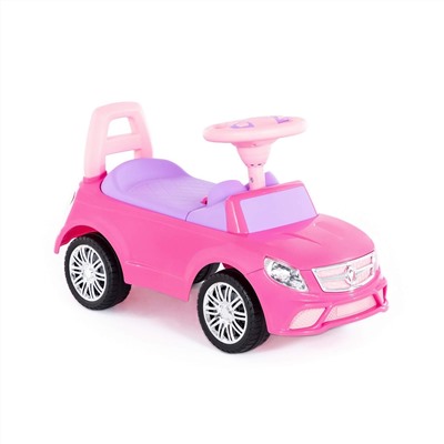 322757 Полесье Каталка-автомобиль "SuperCar" №3 со звуковым сигналом (розовая)