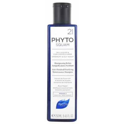 Phyto Phytosquam Shampoing Relais Antipelliculaire Purifiant 250 ml