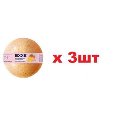 EXXE Бурлящий шар для ванной 120г Манго и Орхидея 3шт