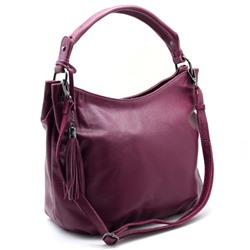 Женская кожаная сумка 2567 Фиолетовый
