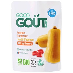 Good Go?t Courge Butternut Saut? d Agneau d?s 6 Mois Bio 190 g