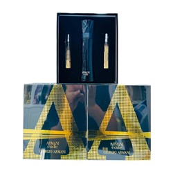 (LUX) Подарочный парфюмерный набор 3в1 Giorgio Armani Armani Code